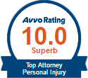 AVVO Rating - Top Personal Injury Attorney